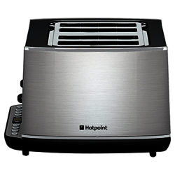 Hotpoint TT44EAX0UK 4-Slice Toaster, Stainless Steel